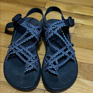 Chaco Women's Sandals - Black and Blue